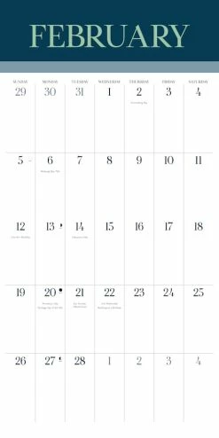 Brand new ⌛ 2023 Big Grid Jewel Wall Calendar by Willow Creek Press 💯 -Cheap Willow Creek Press Store D669973S 3