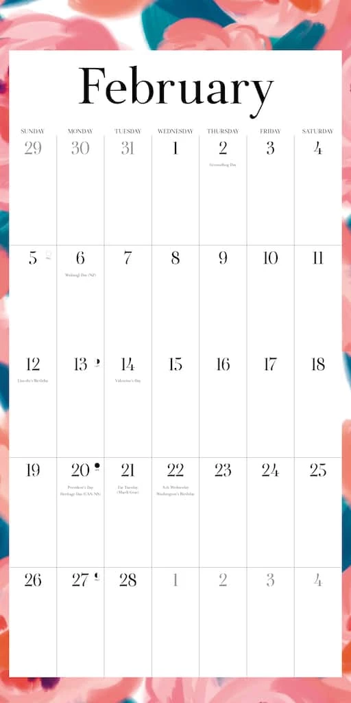 Coupon โ 2023 Big Print Flowers Wall Calendar by Willow Creek Press ๐ 3 Coupon โ 2023 Big Print Flowers Wall Calendar by Willow Creek Press ๐ - Image 3