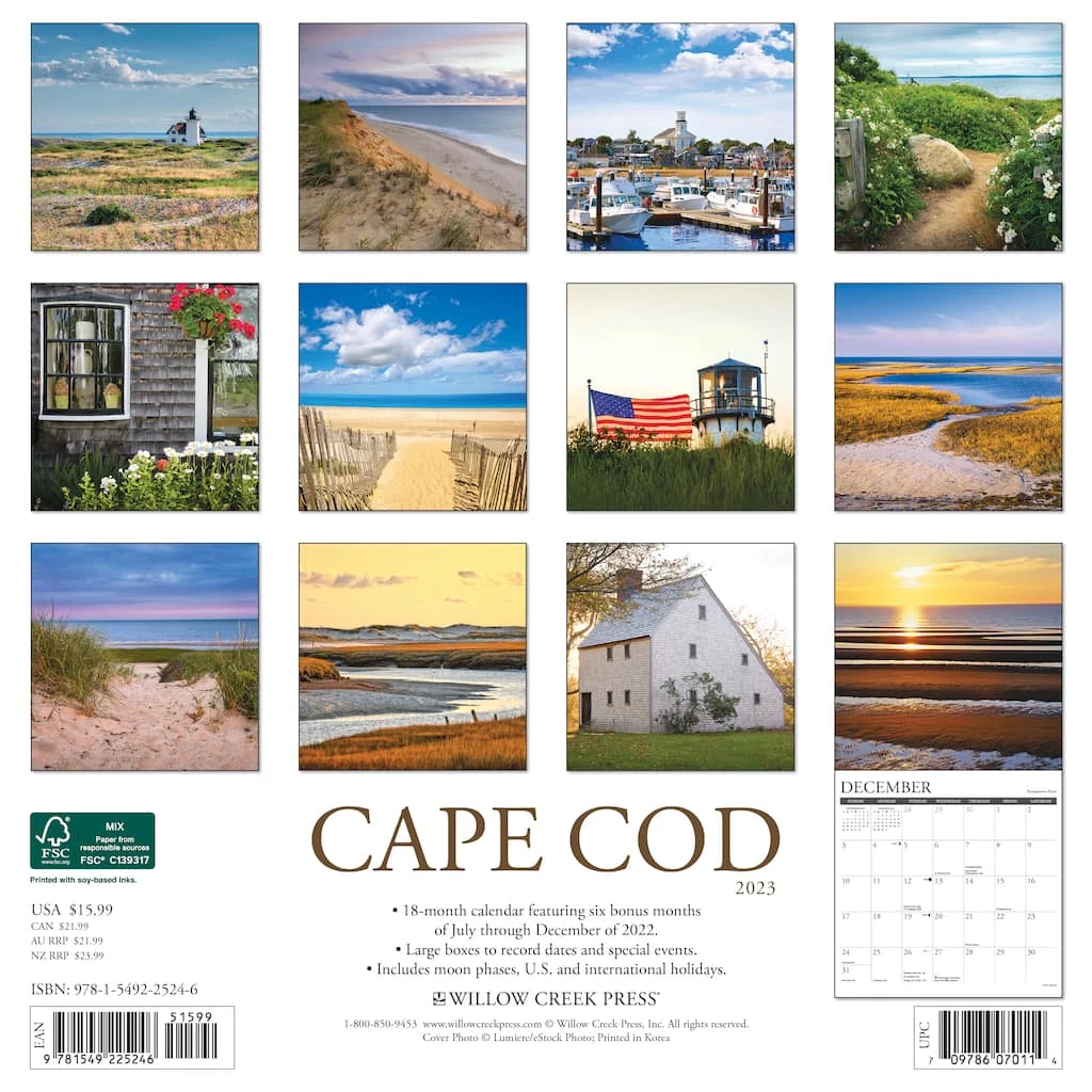 Buy ๐ 2023 Cape Cod Wall Calendar by Willow Creek Press ๐ฅฐ 2 Buy ๐ 2023 Cape Cod Wall Calendar by Willow Creek Press ๐ฅฐ - Image 2