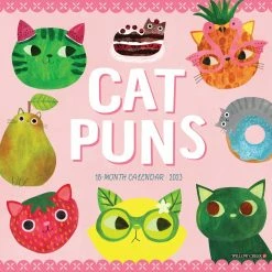 Budget โ๏ธ 2023 Cat Puns Wall Calendar by Willow Creek Press โ๏ธ