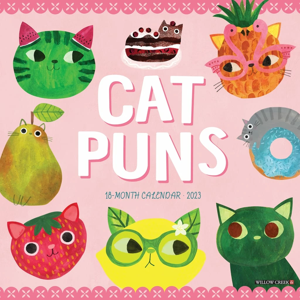 Budget ✔️ 2023 Cat Puns Wall Calendar by Willow Creek Press ✔️ 1 Budget ✔️ 2023 Cat Puns Wall Calendar by Willow Creek Press ✔️