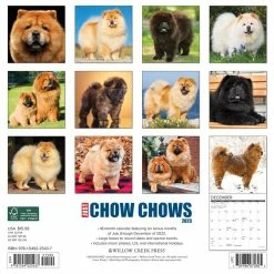 Cheapest 🛒 2023 Just Chow Chows Wall Calendar by Willow Creek Press 😀 -Cheap Willow Creek Press Store D670023S 2