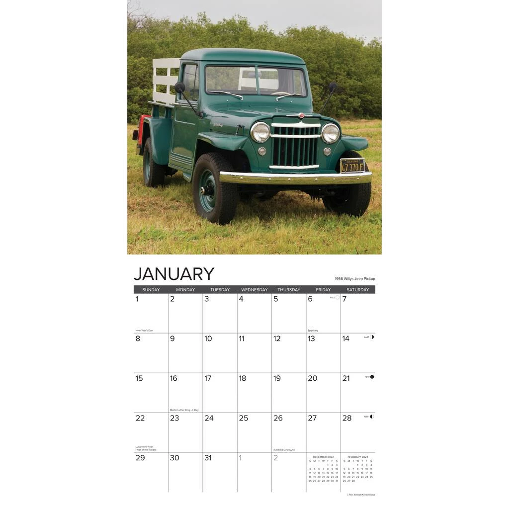 Buy ๐ 2023 Classic Pickups Wall Calendar by Willow Creek Press โค๏ธ 3 Buy ๐ 2023 Classic Pickups Wall Calendar by Willow Creek Press โค๏ธ - Image 3