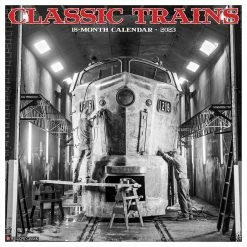 Flash Sale ⌛ 2023 Classic Trains Wall Calendar by Willow Creek Press 🎁
