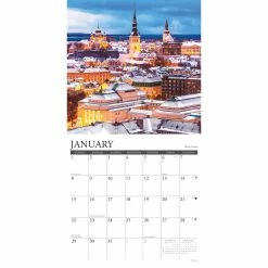 Flash Sale 🤩 2023 Europe Wall Calendar by Willow Creek Press 🎉 -Cheap Willow Creek Press Store D670061S 3