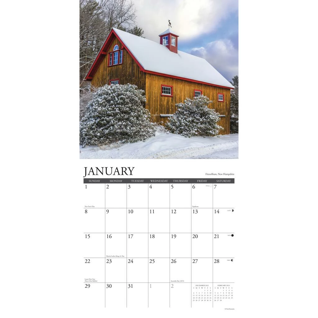 Best Sale 🥰 2023 Farms & Barns Wall Calendar by Willow Creek Press 🔔 3 Best Sale 🥰 2023 Farms & Barns Wall Calendar by Willow Creek Press 🔔 - Image 3