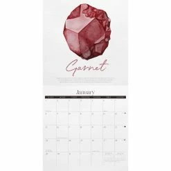 Hot Sale 💯 2023 Gemstones Wall Calendar by Willow Creek Press 🎁 -Cheap Willow Creek Press Store D670077S 3