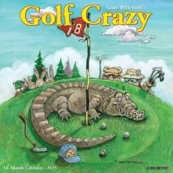 Promo โจ 2023 Gary Patterson's Golf Crazy Wall Calendar by Willow Creek Press โจ