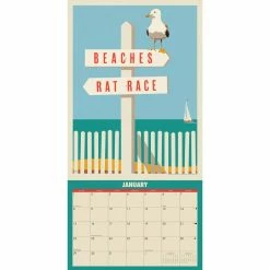 Hot Sale 🛒 2023 Gone Coastal Wall Calendar by Willow Creek Press 👏 -Cheap Willow Creek Press Store D670090S 3
