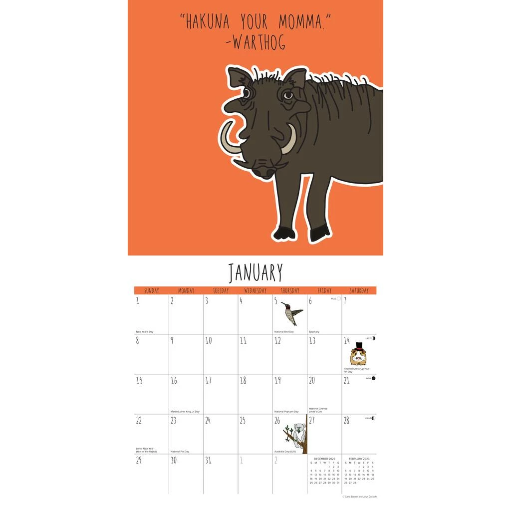 Brand new ๐ฏ 2023 If Animals Could Talk Wall Calendar by Willow Creek Press ๐ 3 Brand new ๐ฏ 2023 If Animals Could Talk Wall Calendar by Willow Creek Press ๐ - Image 3