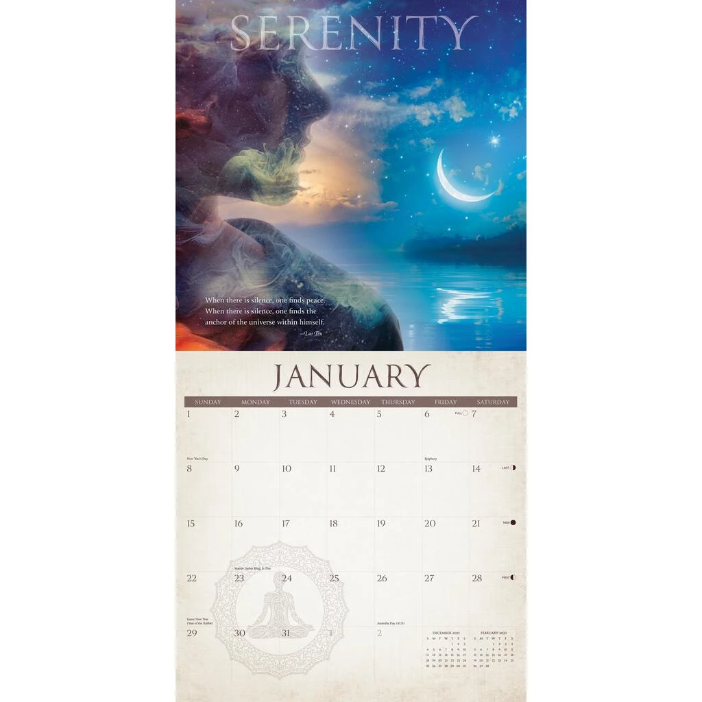 Best Pirce 💯 2023 Meditation Wall Calendar by Willow Creek Press 🛒 3 Best Pirce 💯 2023 Meditation Wall Calendar by Willow Creek Press 🛒 - Image 3