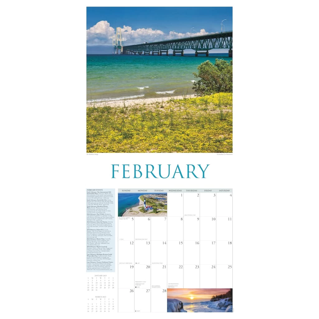 Coupon ⭐ 2023 Michigan Wall Calendar by Willow Creek Press ⌛ 3 Coupon ⭐ 2023 Michigan Wall Calendar by Willow Creek Press ⌛ - Image 3