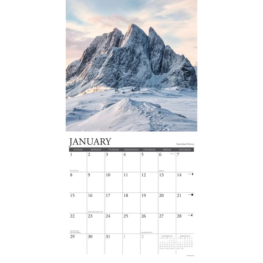 Outlet 👏 2023 A Mountain View Wall Calendar by Willow Creek Press 😉 3 Outlet 👏 2023 A Mountain View Wall Calendar by Willow Creek Press 😉 - Image 3