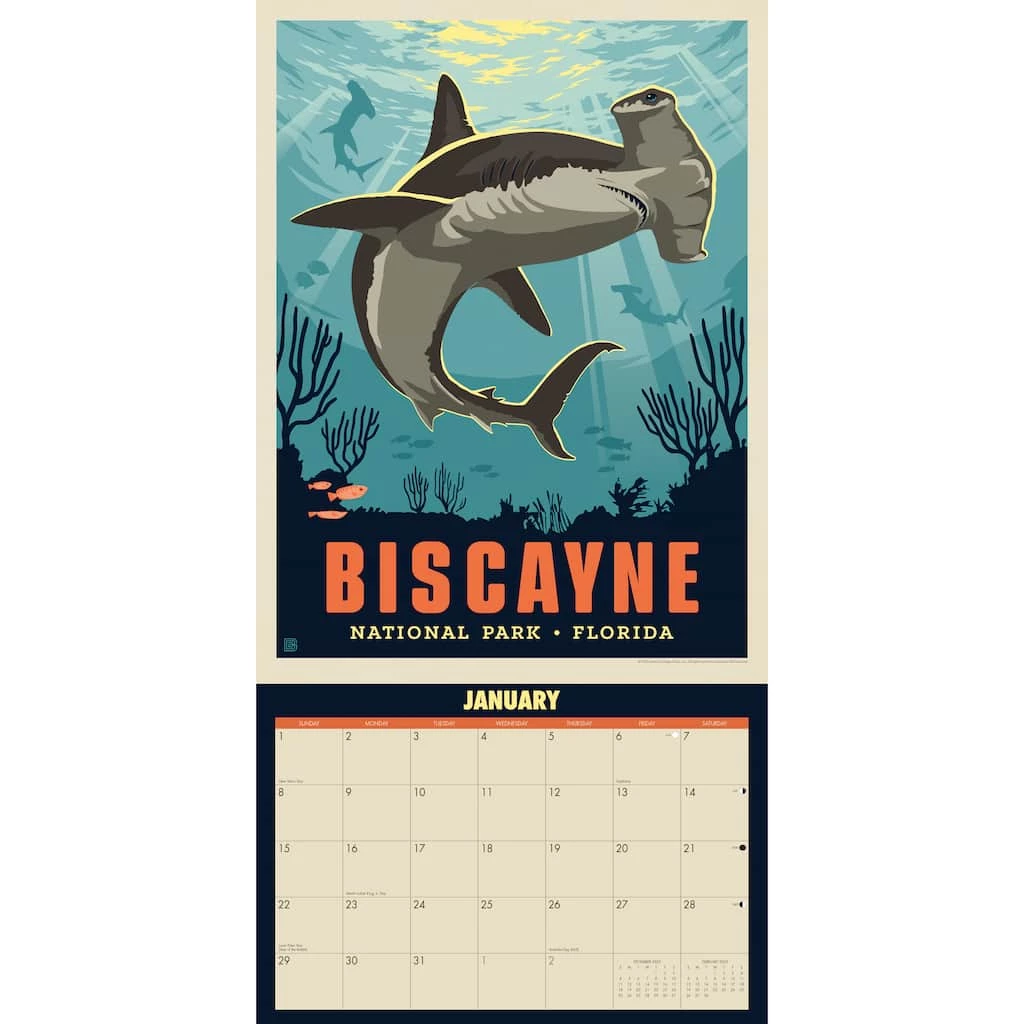 Best Sale ๐ 2023 National Parks Classic Travel Posters Wall Calendar by Willow Creek Press โจ 3 Best Sale ๐ 2023 National Parks Classic Travel Posters Wall Calendar by Willow Creek Press โจ - Image 3