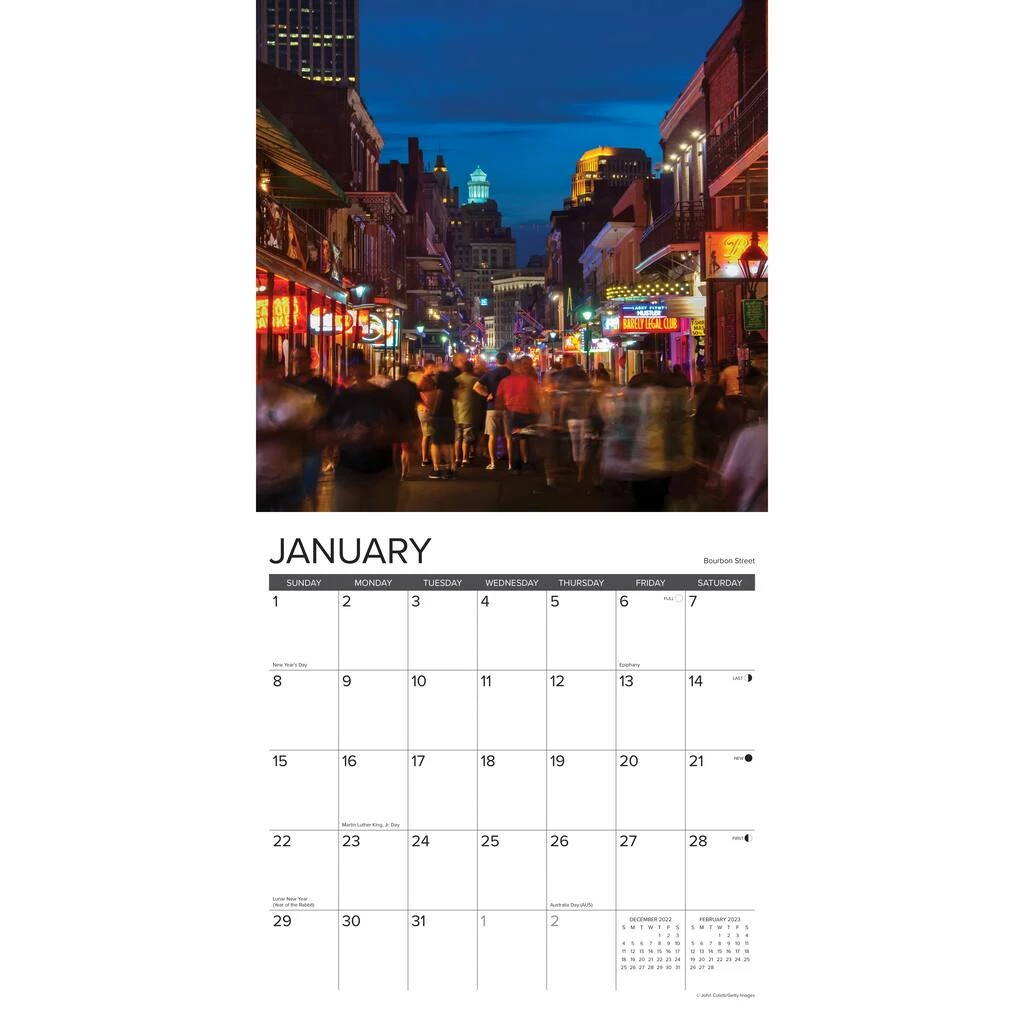 Brand new 𧨠2023 New Orleans Wall Calendar by Willow Creek Press π 3 Brand new 𧨠2023 New Orleans Wall Calendar by Willow Creek Press π - Image 3