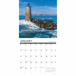Brand new ❤️ 2023 New England Lighthouses Wall Calendar by Willow Creek Press ✔️ -Cheap Willow Creek Press Store D670166S 3