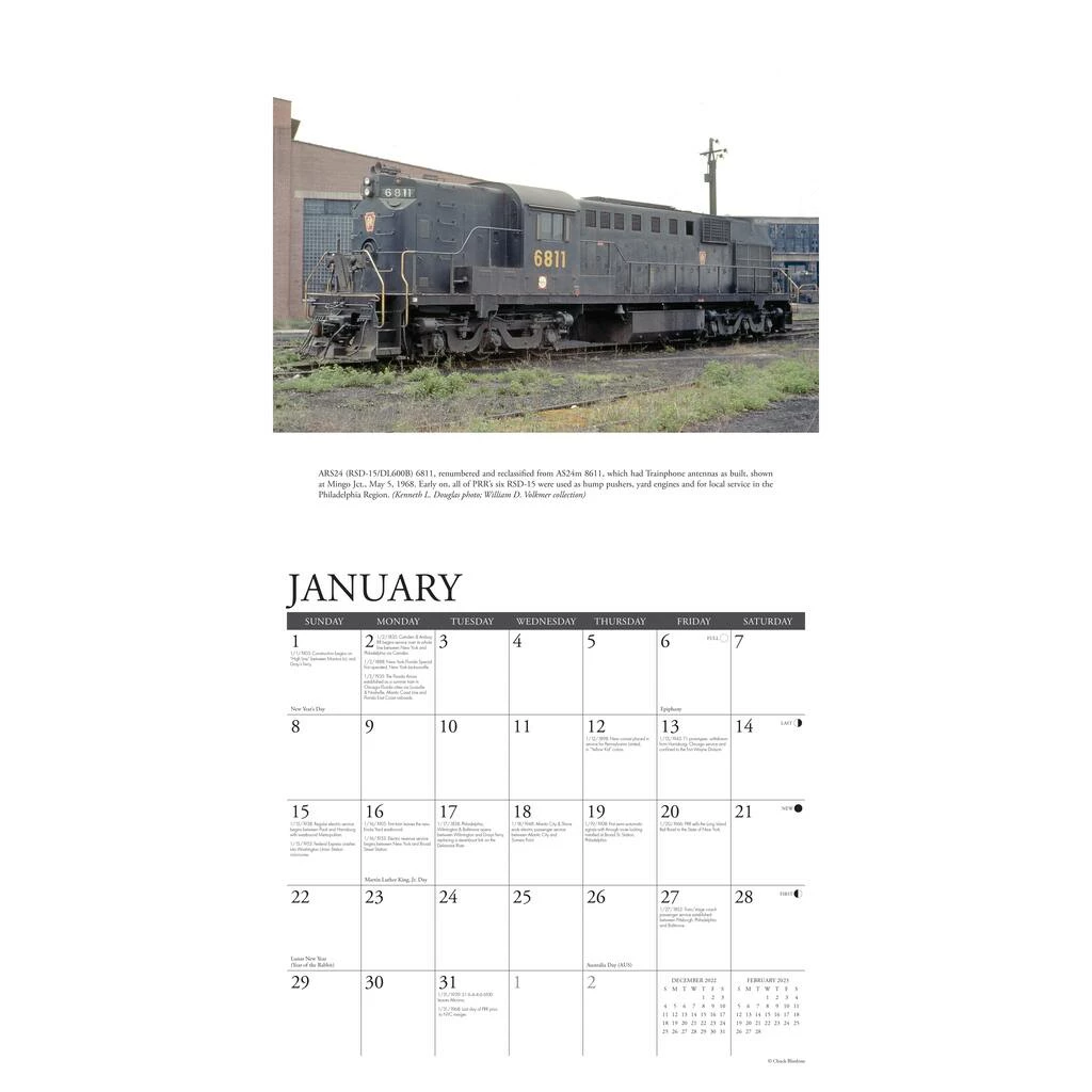 Brand new ๐คฉ 2023 Pennsylvania Railroad Wall Calendar by Willow Creek Press ๐ 3 Brand new ๐คฉ 2023 Pennsylvania Railroad Wall Calendar by Willow Creek Press ๐ - Image 3