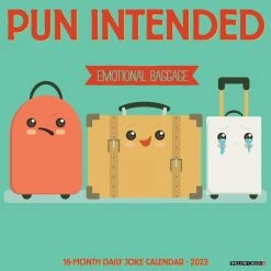 New ๐ 2023 Pun Intended Wall Calendar by Willow Creek Press ๐