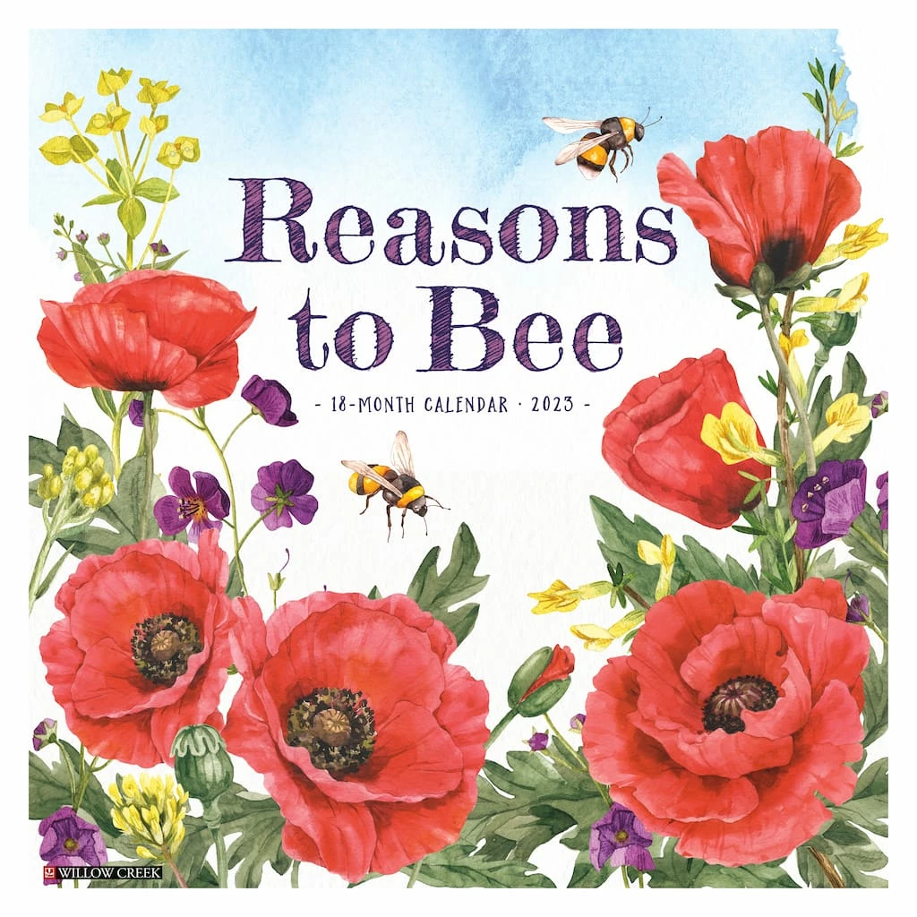 Buy 😉 2023 Reasons to Bee Wall Calendar by Willow Creek Press ✔️ 1 Buy 😉 2023 Reasons to Bee Wall Calendar by Willow Creek Press ✔️