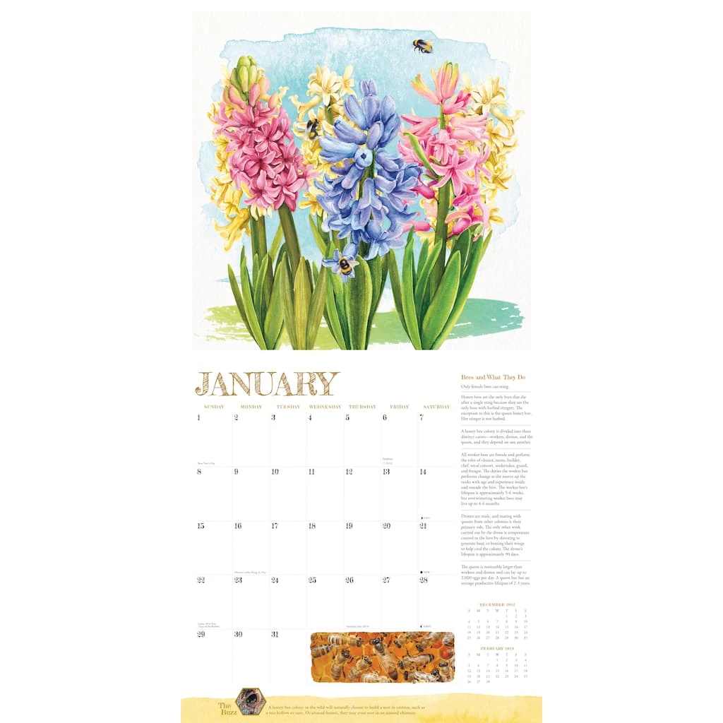 Buy 😉 2023 Reasons to Bee Wall Calendar by Willow Creek Press ✔️ 3 Buy 😉 2023 Reasons to Bee Wall Calendar by Willow Creek Press ✔️ - Image 3