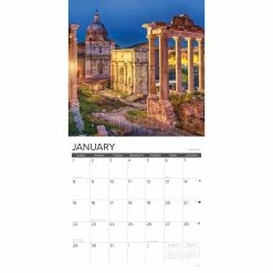 Best deal ❤️ 2023 Rome Wall Calendar by Willow Creek Press 😉 -Cheap Willow Creek Press Store D670208S 3