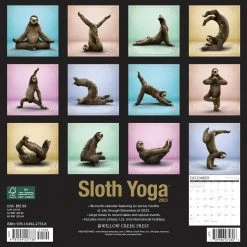 Brand new ✨ 2023 Sloth Yoga Wall Calendar by Willow Creek Press 😉 -Cheap Willow Creek Press Store D670229S 2