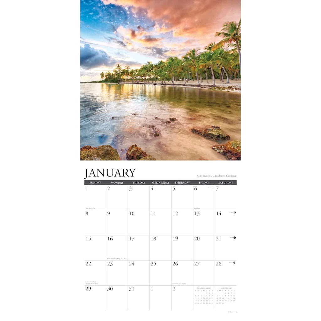 Best deal π 2023 Tropical Islands Wall Calendar by Willow Creek Press π 3 Best deal π 2023 Tropical Islands Wall Calendar by Willow Creek Press π - Image 3