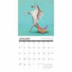 Cheapest 💯 2023 Unicorn Yoga Wall Calendar by Willow Creek Press 🤩 -Cheap Willow Creek Press Store D670256S 3