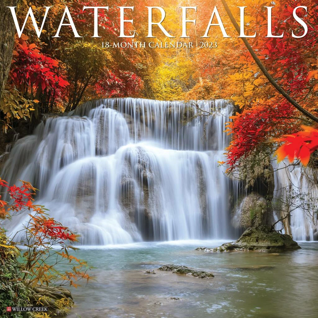 Discount 🌟 2023 Waterfalls Wall Calendar by Willow Creek Press 👏 1 Discount 🌟 2023 Waterfalls Wall Calendar by Willow Creek Press 👏