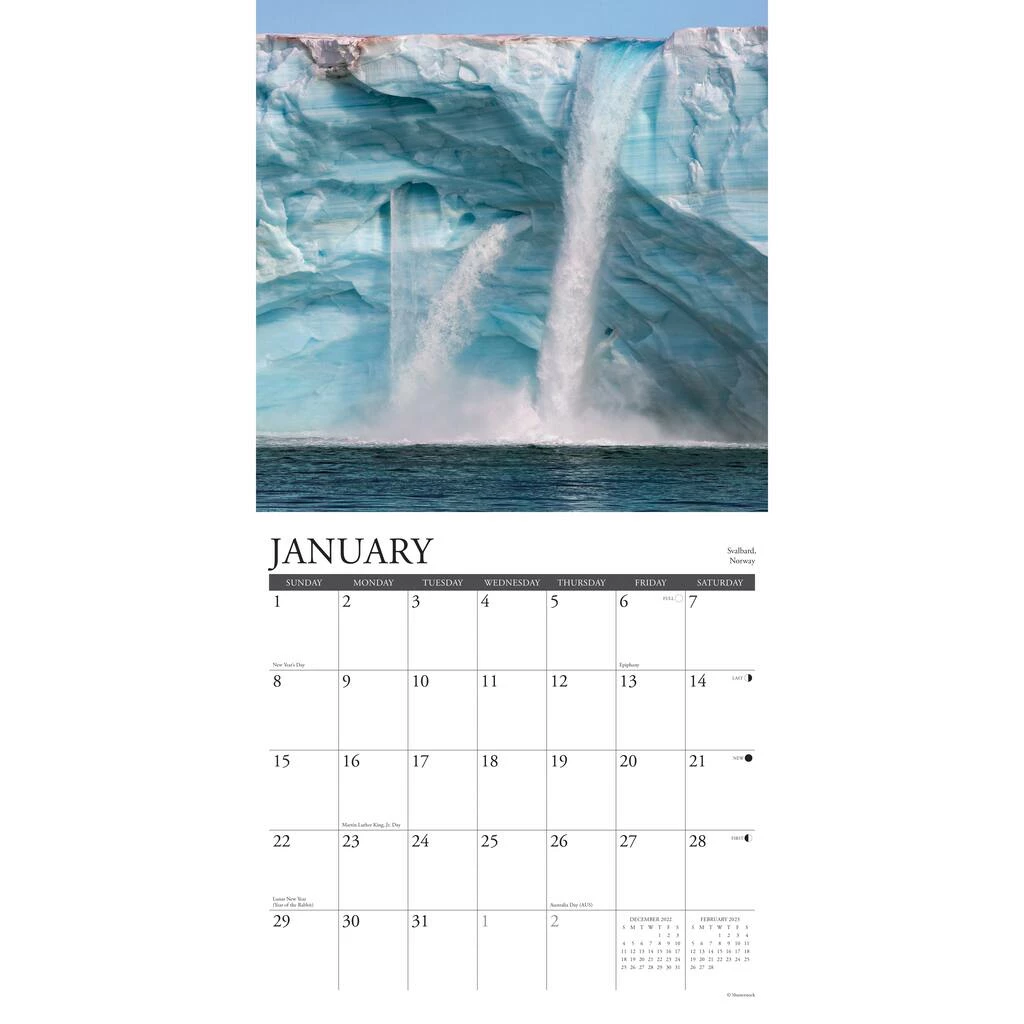 Discount 🌟 2023 Waterfalls Wall Calendar by Willow Creek Press 👏 3 Discount 🌟 2023 Waterfalls Wall Calendar by Willow Creek Press 👏 - Image 3