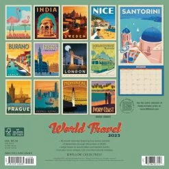 Cheap 🌟 2023 World Travel Classic Travel Posters Wall Calendar by Willow Creek Press ✔️ -Cheap Willow Creek Press Store D670283S 2