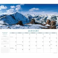 Buy 😉 2023 Mountains Panoramic Wall Calendar by Willow Creek Press 🎁 -Cheap Willow Creek Press Store D670292S 3