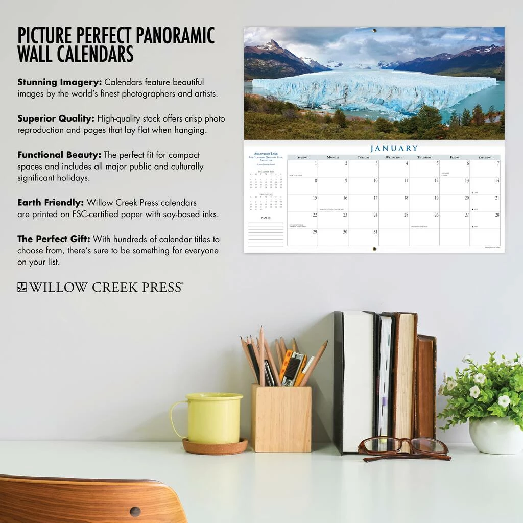 Best Sale 😍 2023 Water Panoramic Wall Calendar by Willow Creek Press 🤩 4 Best Sale 😍 2023 Water Panoramic Wall Calendar by Willow Creek Press 🤩 - Image 4