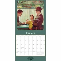 Outlet 🛒 2023 The Saturday Evening Post Wall Calendar by Willow Creek Press ✔️ -Cheap Willow Creek Press Store D670301S 3