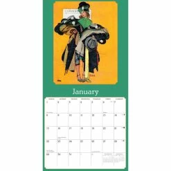 Coupon 😀 2023 The Saturday Evening Post Mini Wall Calendar by Willow Creek Press ⌛ -Cheap Willow Creek Press Store D670305S 3