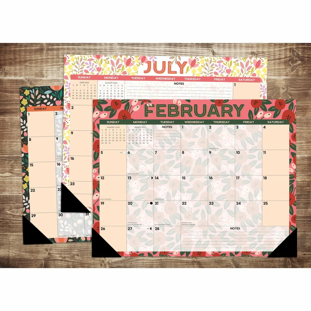 Hot Sale 🎁 2023 Spring Floral Large Monthly Desk Pad Calendar by Willow Creek Press 🤩 2 Hot Sale 🎁 2023 Spring Floral Large Monthly Desk Pad Calendar by Willow Creek Press 🤩 - Image 2