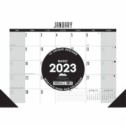 Brand new ✔️ 2023 Basic Small Monthly Desk Pad Calendar by Willow Creek Press ⭐ -Cheap Willow Creek Press Store D670314S 3