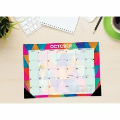 Wholesale 🥰 2023 Bold Geo Small Monthly Desk Pad Calendar by Willow Creek Press 🧨